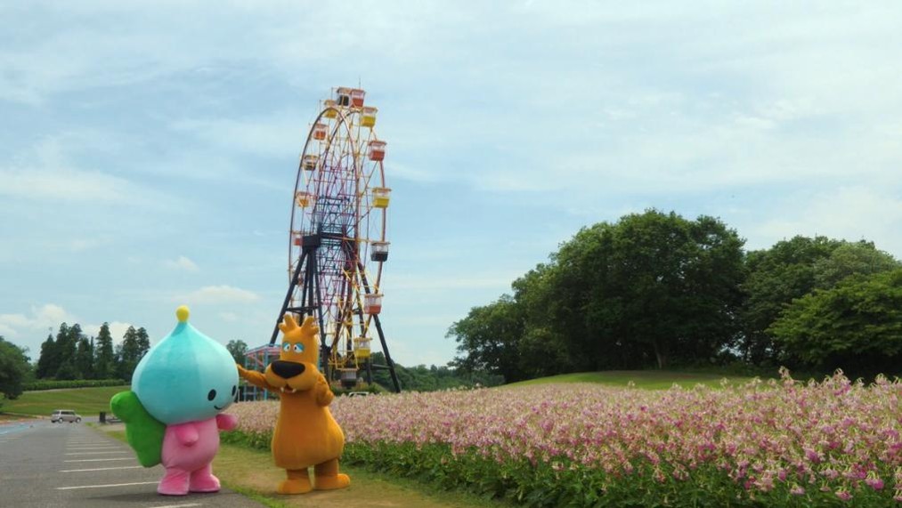 サニエルとガウラが遊んでいる風景
