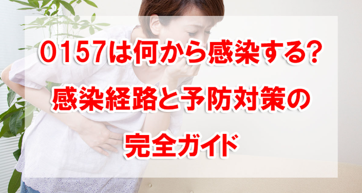 【家事ネタサムネイル】 O157は何から感染する？感染経路と予防対策の安全ガイド