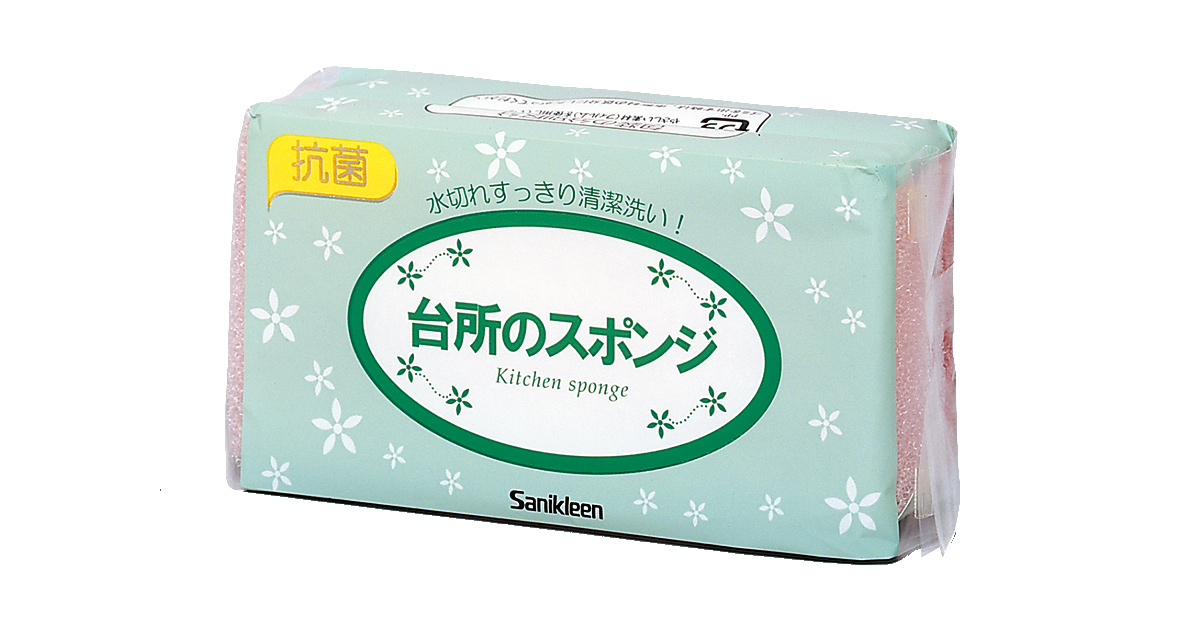 台所のスポンジの写真_1個