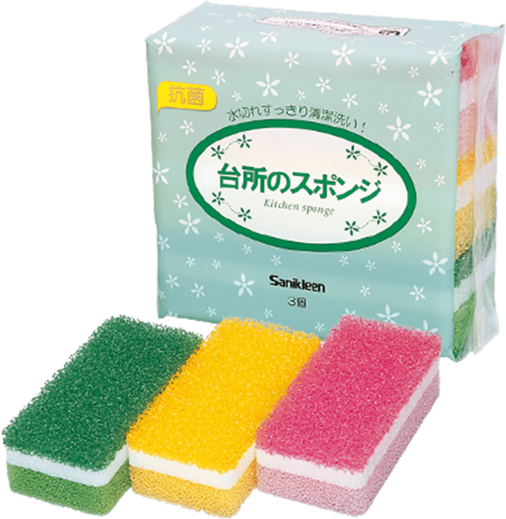 台所のスポンジ(3個入り)
