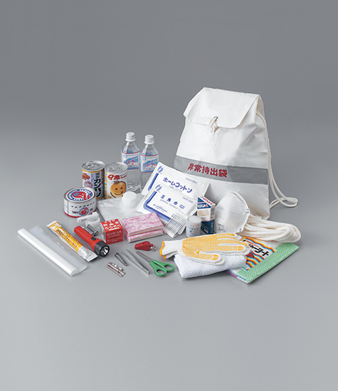 非常持ち出し袋 ご家庭のおそうじ用品とプロのおそうじサービス サニクリーン