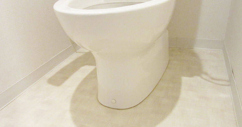 トイレと床のつなぎ目