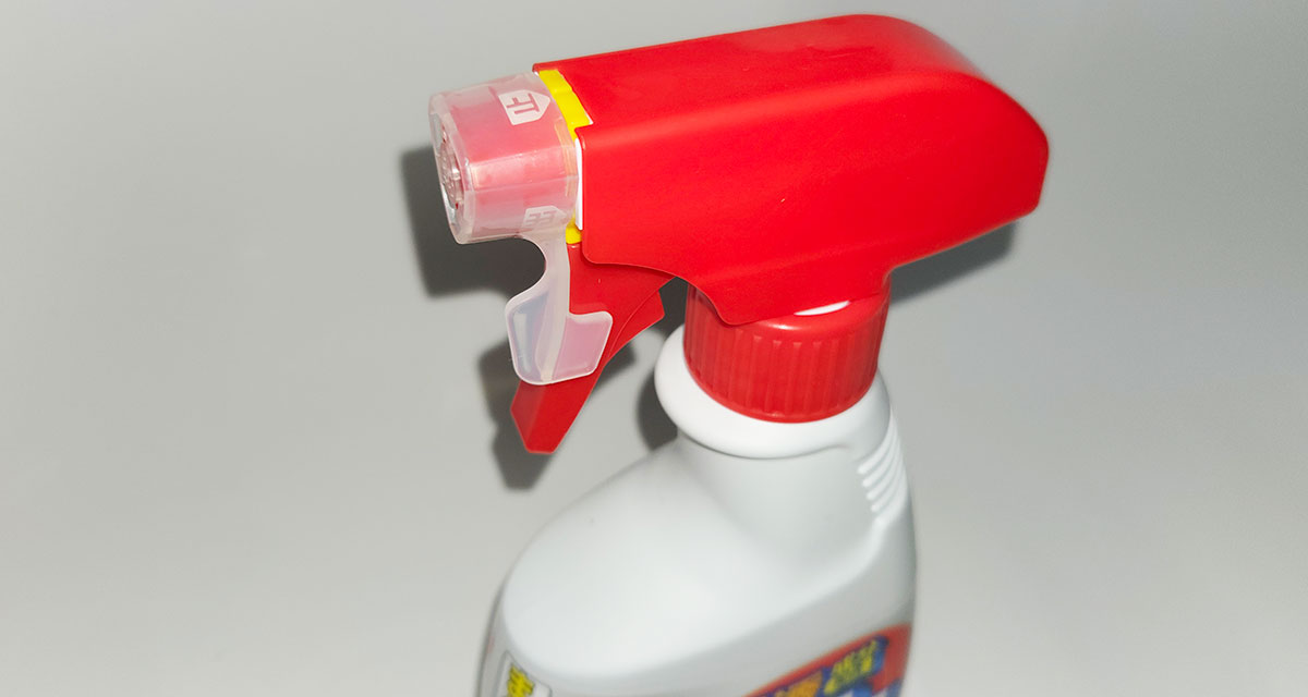 カビキラーの噴射口の写真