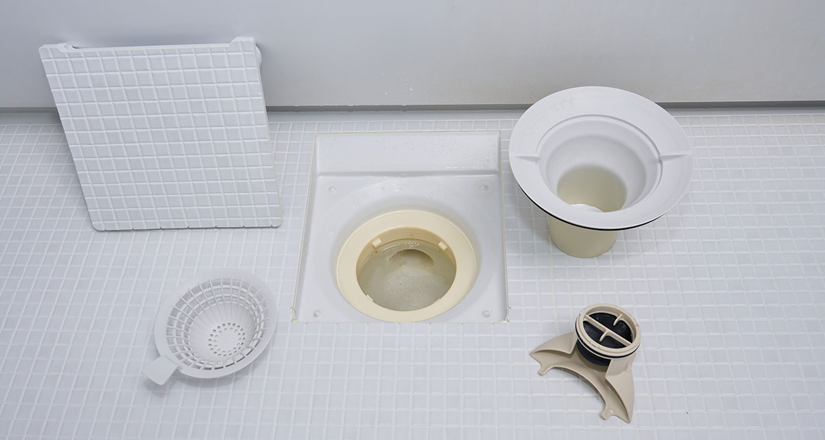 排水口の中身