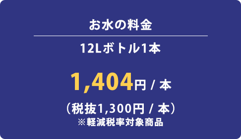 お水の料金