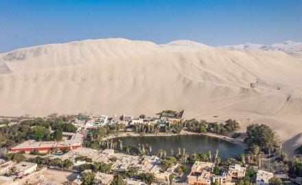 砂漠のオアシス「ワカチナ」の写真